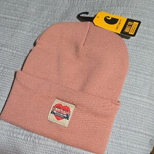 Carhartt Kids Blush Pink Beanie